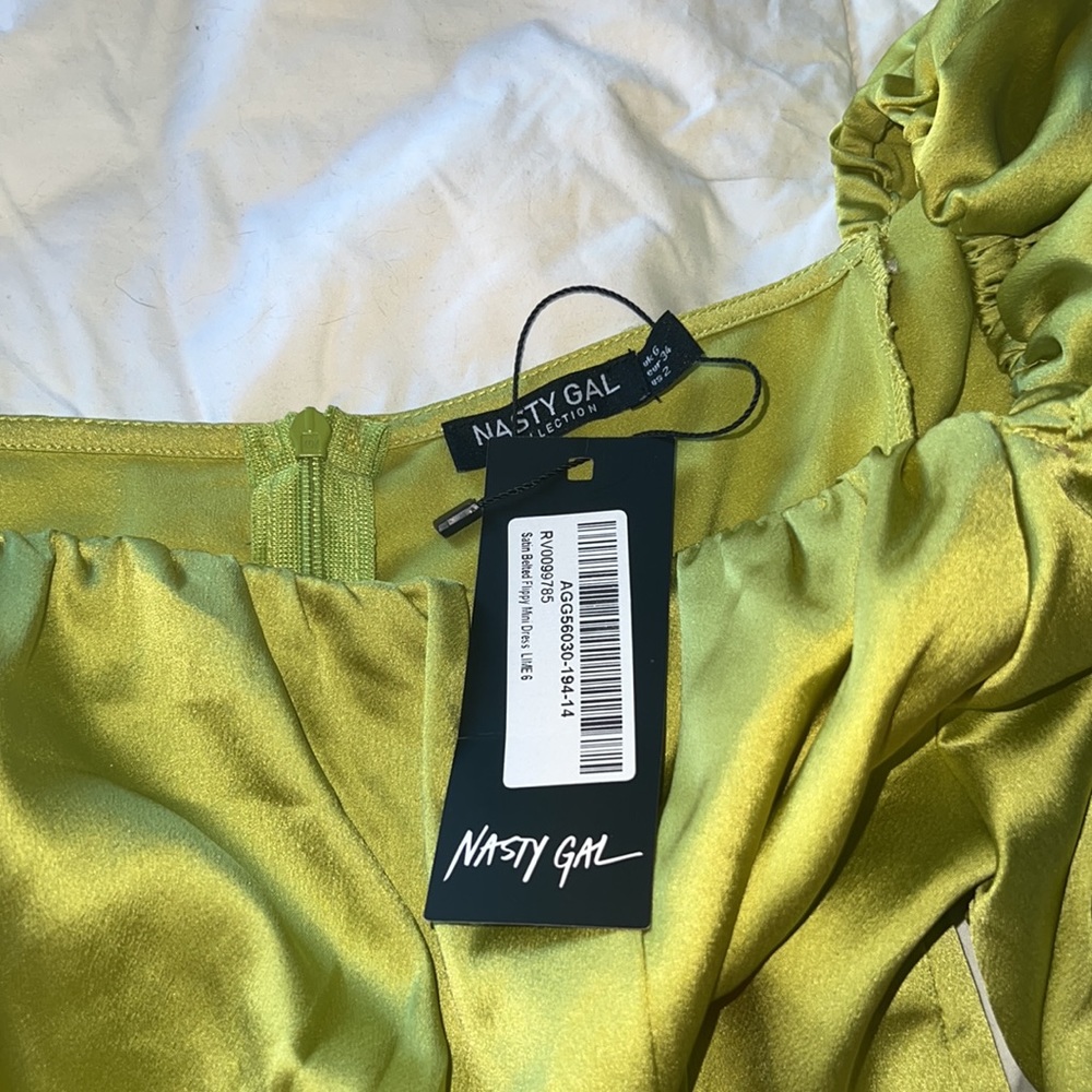 NWT Satin Mini Dress